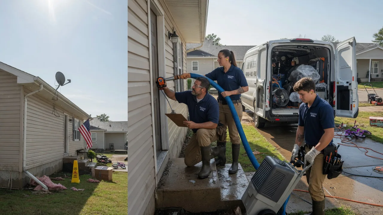 Ceiling Water Damage Restoration in Montrose, AR near me